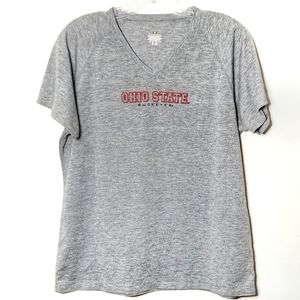 Under Armour Ohio State Junior V neck Tee, Size XL